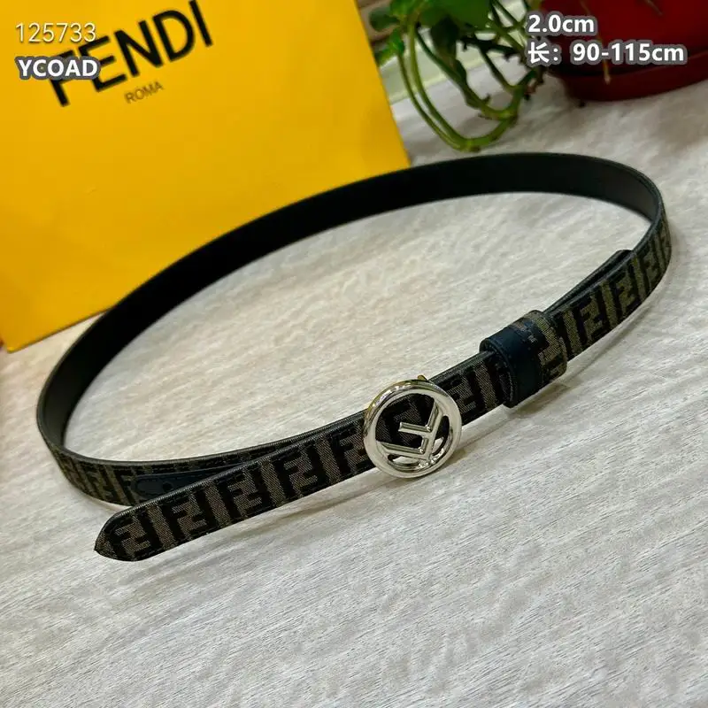 Fendi belt 20mmX90-115cm 8L18